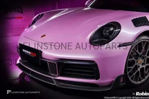 ช่องลมกันชนหน้า Carbon Fiber Porsche 992 Carrera ทรง Darwinpro