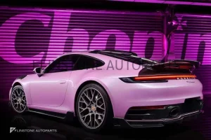 สเกิร์ตข้าง Carbon Fiber Porsche 992 Carrera ทรง Darwinpro