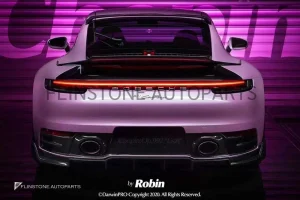 ดิฟฟิวเซอร์ Carbon Fiber Porsche 992 Carrera ทรง Darwinpro