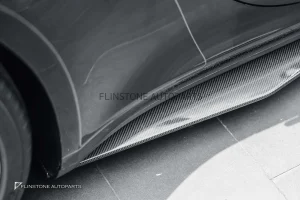 สเกิร์ตข้าง Carbon Fiber Porsche 992 Carrera ทรง LB