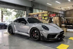 สเกิร์ตข้าง Carbon Fiber Porsche 992 Carrera ทรง GT