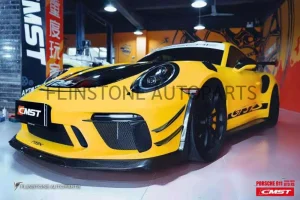 สเกิร์ตข้าง Carbon Fiber Porsche 911 Carrera GT3 RS ปี 2017+ ทรง CMST