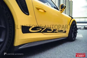 สเกิร์ตข้าง Carbon Fiber Porsche 911 Carrera GT3 RS ปี 2017+ ทรง CMST