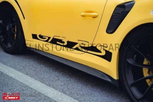 สเกิร์ตข้าง Carbon Fiber Porsche 911 Carrera GT3 RS ปี 2017+ ทรง CMST
