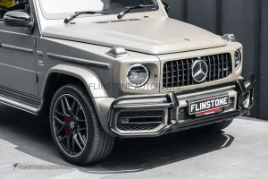 โครงเหล็กกันชนหน้า G63 AMG 2019 Bullbar Night Package สีดำ