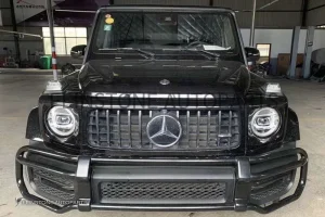 โครงเหล็กกันชนหน้า G63 AMG 2019 Bullbar Night Package สีดำ