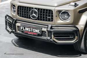 โครงเหล็กกันชนหน้า G63 AMG 2019 Bullbar Night Package สีดำ
