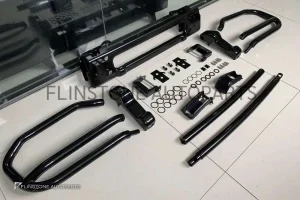 โครงเหล็กกันชนหน้า G63 AMG 2019 Bullbar Night Package สีดำ