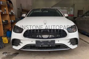 กระจังหน้า W213 E-Class Facelift ทรง GT สีดำด้าน