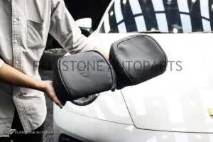 ที่รองศรีษะ Porsche สำหรับ Cayenne Headrest Logo