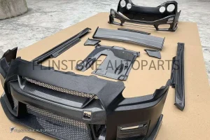 สเกิร์ตข้าง Carbon Fiber Nissan GTR R35 ทรง Nismo