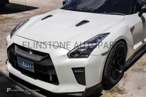 ครีบช่องลมบนฝากระโปรง Carbon Fiber Nissan GTR R35