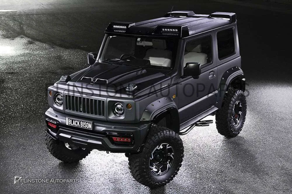 ชุดกันชนรอบคัน Suzuki jimny ทรง Wald Black Edition