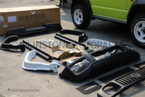 ชุดกันชนรอบคัน Suzuki jimny ทรง AERO OVER