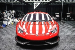 ลิ้นหน้า Carbon Fiber Lamborghini HURACAN LP610-4 ทรง Mansory