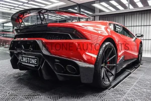 สเกิร์ตข้าง Carbon Fiber Lamborghini HURACAN LP610-4 ทรง Mansosry