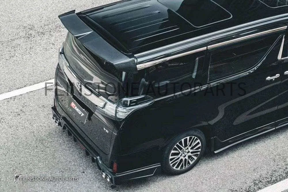 สปอยเลอร์ Carbon Fiber Toyota Velfire ทรง CMST