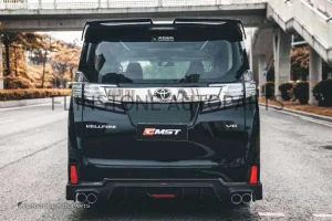 สปอยเลอร์ Carbon Fiber Toyota Velfire ทรง CMST