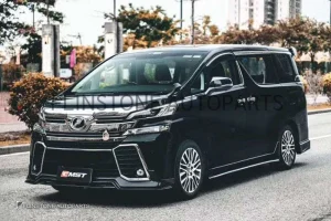สเกิร์ตข้าง Carbon Fiber Toyota Velfire ทรง CMST