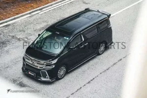 สเกิร์ตข้าง Carbon Fiber Toyota Velfire ทรง CMST