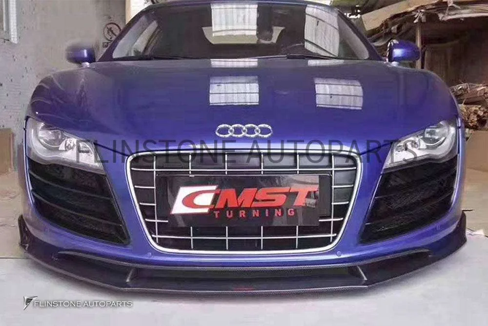 ลิ้นหน้า Carbon Fiber AUDI R8 ทรง CMST