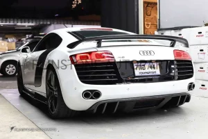 สปอยเลอร์ Carbon Fiber AUDI R8 ทรง GT