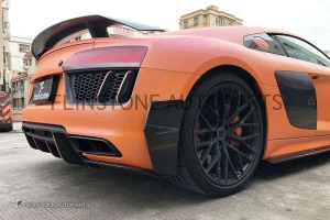 ปีก Carbon Fiber ต่อข้างกันชนหลัง AUDI R8 ปี 2016-2018