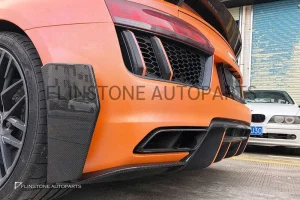 ปีก Carbon Fiber ต่อข้างกันชนหลัง AUDI R8 ปี 2016-2018