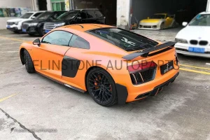 ปีก Carbon Fiber ต่อข้างกันชนหลัง AUDI R8 ปี 2016-2018