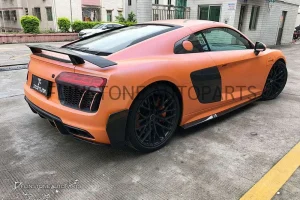 ปีก Carbon Fiber ต่อข้างกันชนหลัง AUDI R8 ปี 2016-2018