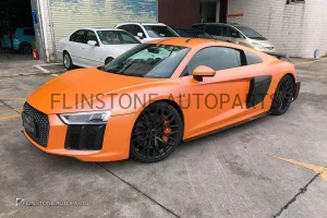สเกิร์ตข้าง Carbon Fiber AUDI R8 ทรง Sport ปี 2016-2019