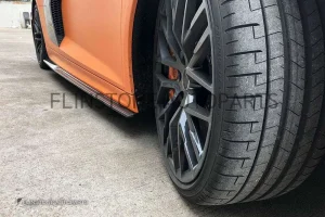 สเกิร์ตข้าง Carbon Fiber AUDI R8 ทรง Sport ปี 2016-2019
