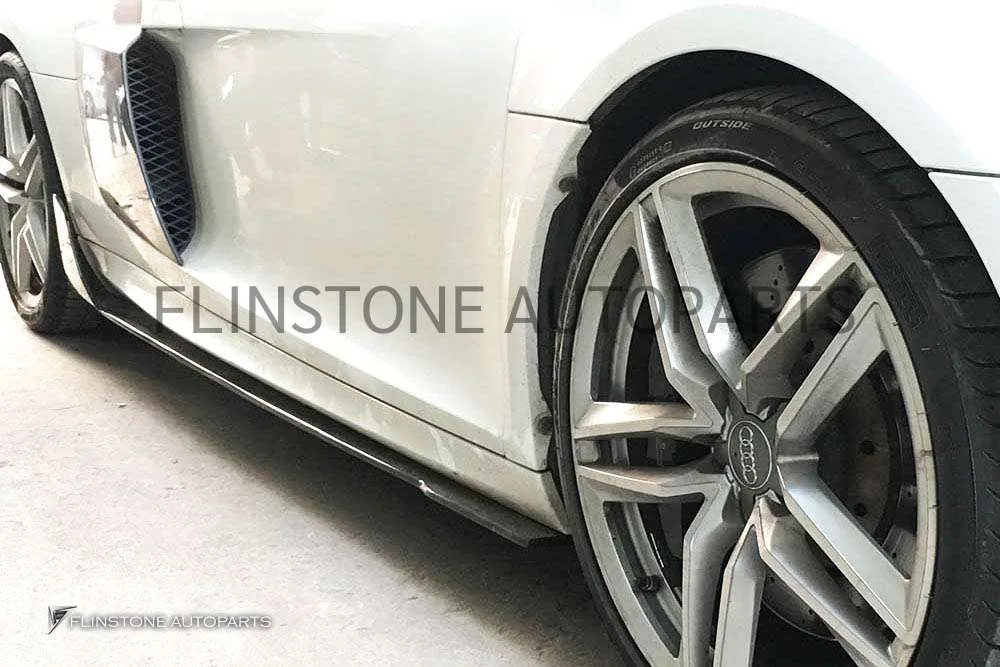 สเกิร์ตข้าง Carbon Fiber AUDI R8 ทรง GT ปี 2008-2015