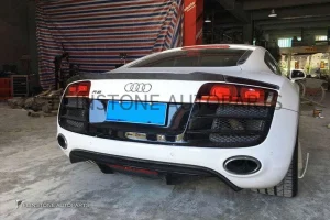 สปอยเลอร์ท้าย Carbon Fiber AUDI R8 V10 ปี 2008-2014 แบบ 3 ชิ้น
