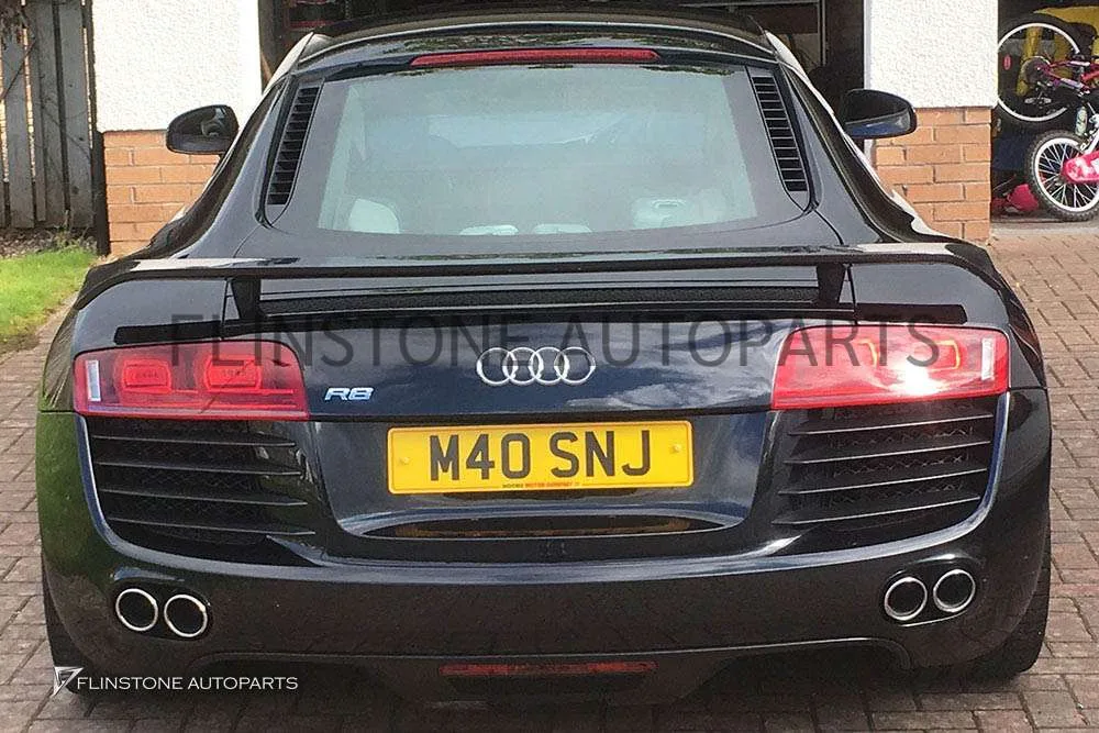 สปอยเลอร์ท้าย Carbon Fiber AUDI R8 V10 ปี 2008-2014 ทรง GTs