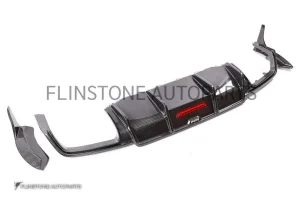 ดิฟฟิวเซอร์ Carbon Fiber Audi TTmk3 ทรง Karbel