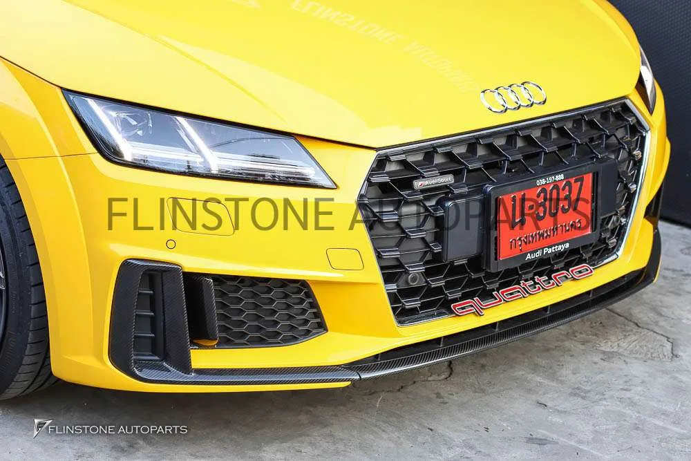 ลิ้นหน้า Carbon Fiber AUDI TTmk3 ทรงเดิมติดรถ