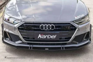 ลิ้นหน้า Carbon Fiber Audi A7 ทรง Karbel