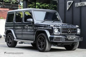 กระจังหน้า W463 G-Class ทรง G63 AMG สีดำ-โครเมี่ยม