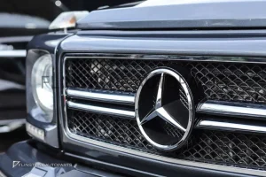 กระจังหน้า W463 G-Class ทรง G63 AMG สีดำ-โครเมี่ยม