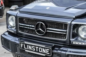 กระจังหน้า W463 G-Class ทรง G63 AMG สีดำ-โครเมี่ยม