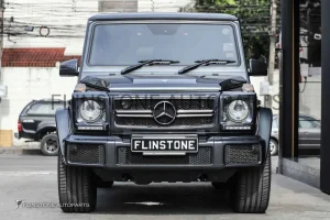 กระจังหน้า W463 G-Class ทรง G63 AMG สีดำ-โครเมี่ยม