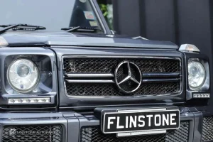กระจังหน้า W463 G-Class ทรง G63 AMG สีดำ-โครเมี่ยม