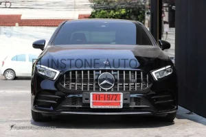 กระจังหน้า W177 A-Class ทรง GT สีดำ-โครเมี่ยม