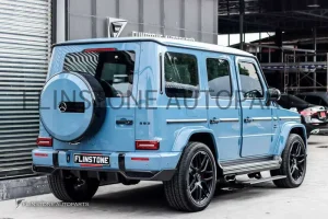 สเกิร์ตข้าง Carbon Fiber W463 G-Class ทรง TOPCAR ของแท้