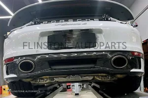 ดิฟฟิวเซอร์ Carbon Fiber Porsche 992 Carrera ทรงเดิมติดรถ  สำหรับ Sport Pack Design