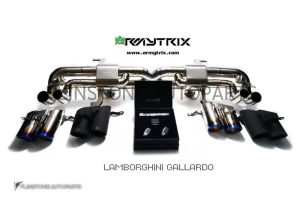 ชุดท่อ Armytrix Lamborghini Gallardo LP550-2/560-4/570-4
