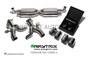 ชุดท่อ Armytrix Porsche 911.1 Turbo/Turbo S