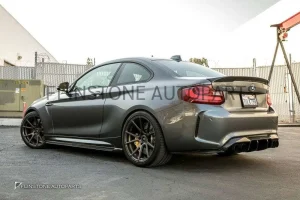สเกิร์ตข้างตัวต่อ Carbon Fiber BMW F87 M2 ทรง Vorsteiner