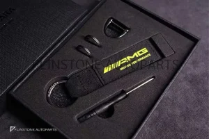 พวงกุญแจ AMG Alcantara สีเขียว